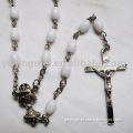 Children first communion custom plastic rosary necklace